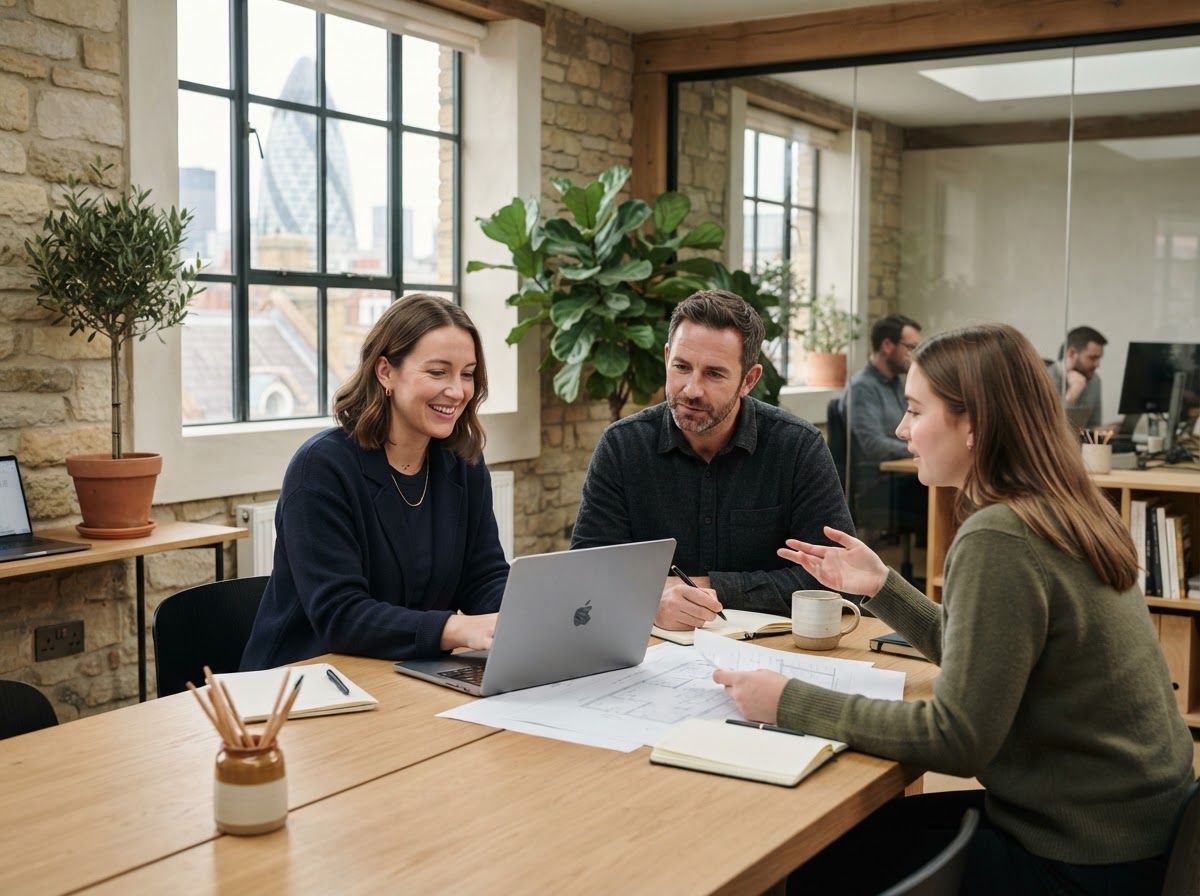 GridlingtonAI team workspace reflecting a calm, organised approach to data-led investing